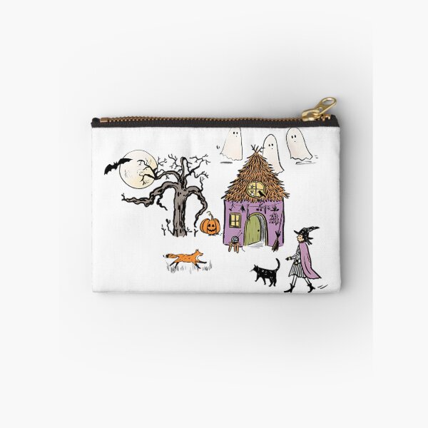 Item preview, Witchy Cottage Under the Haunted Moon designed and sold by MamaMakeCanvas.