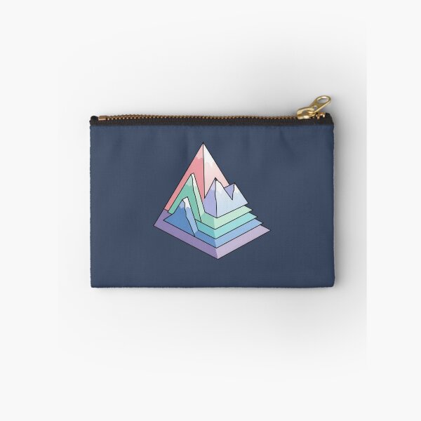 Item preview, Layered Gradient Mountains in Pastel Colors designed and sold by NoctaHike.