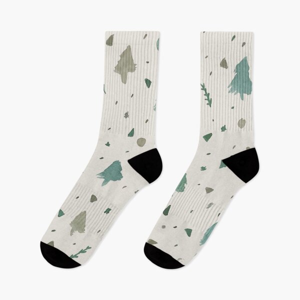 Item preview, Minimalist Pine Tree Pattern Terrazzo Winter Aesthetic designed and sold by ElizabethCoelho.