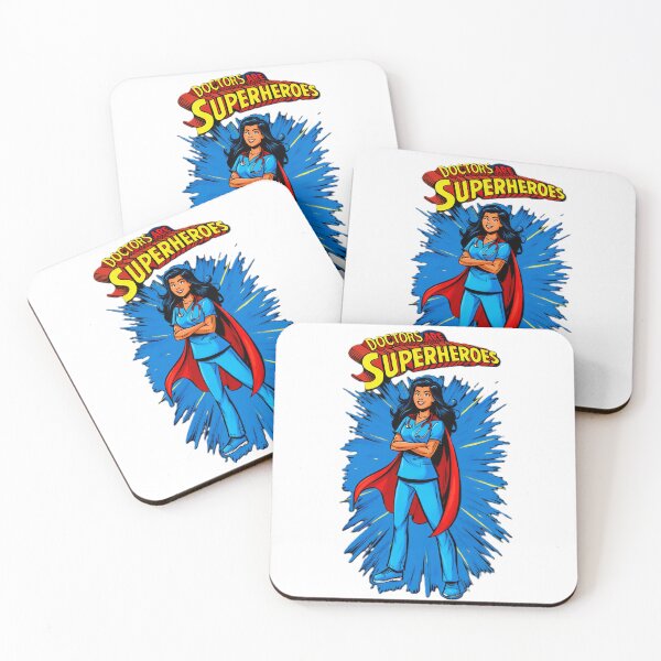Item preview, Doctors are Superheroes W3 designed and sold by HaarlemPinupParadise.