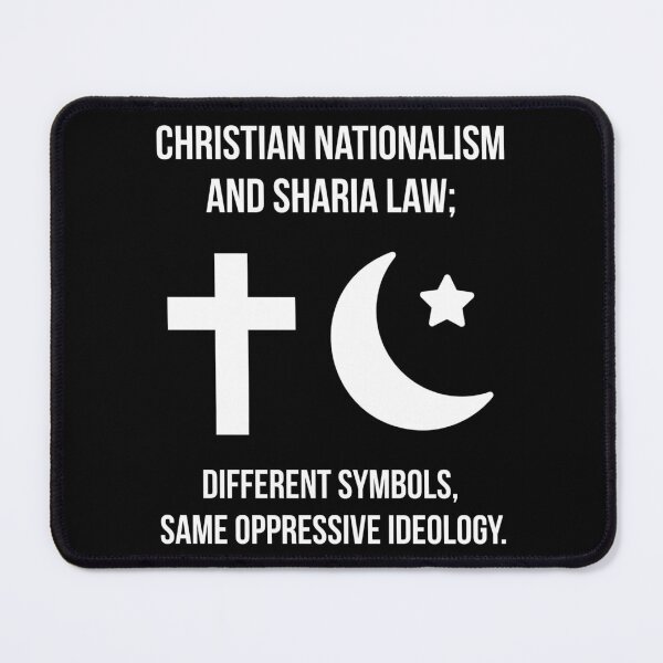 Item preview, Christian nationalism and sharia law designed and sold by Rachel the Artist .