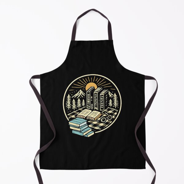 Item preview, Bookish Mountain Retreat Illustration designed and sold by CivilOrangeDesigns.