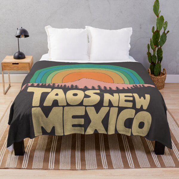 Item preview, Taos New Mexico T-Shirt – Vintage Mountain Sunset Design with Retro Southwest Vibes designed and sold by paulo silveira.