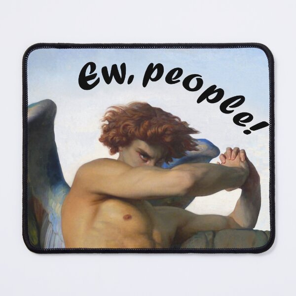 Item preview, Ew, people! - the Fallen Angel by Alexandre Cabanel designed and sold by hi-classy-sassy.