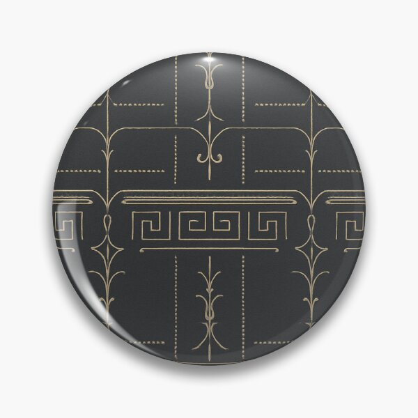 Item preview, Greco Noir – Elegant Classical Pattern designed and sold by Zenvo.