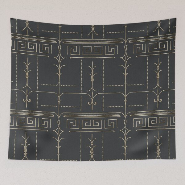 Item preview, Greco Noir – Elegant Classical Pattern designed and sold by Zenvo.