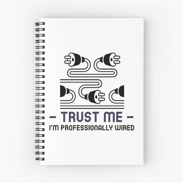 Item preview, Trust Me, I’m Professionally Wired – Funny Electrician Design with Wire Illustration designed and sold by Ani-24.