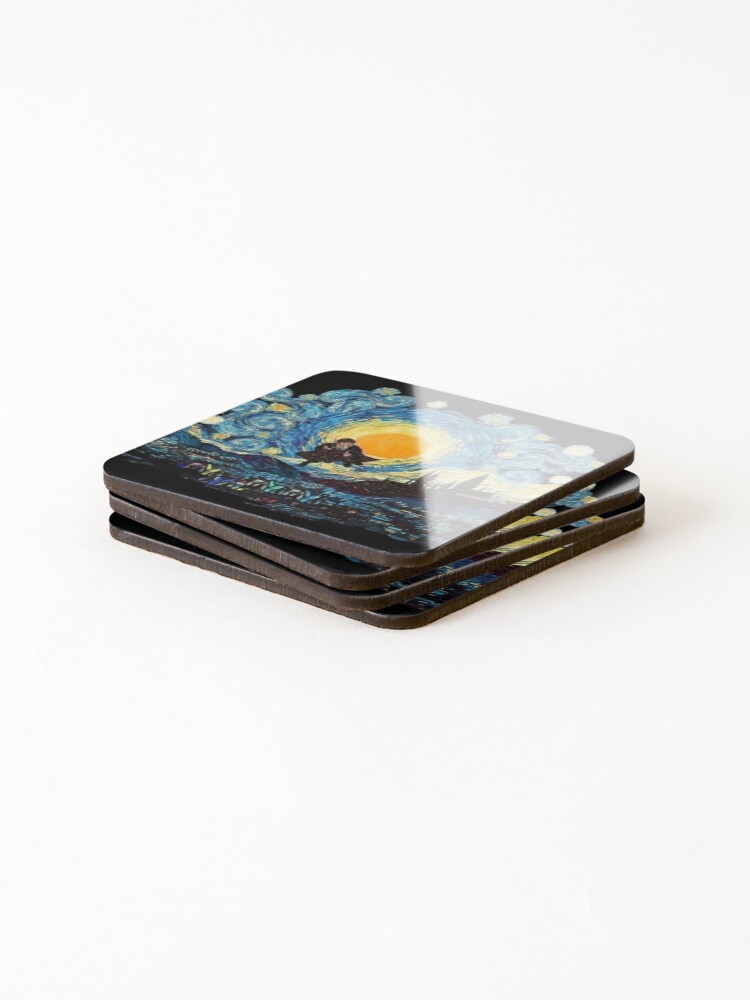 Thumbnail 4 of 5, Coasters (Set of 4), Starry Sky designed and sold by Rozenta.
