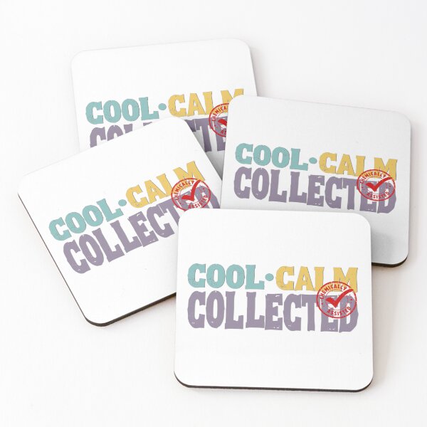 Item preview, Cool, Calm, and Chemically Assisted – Funny Mental Health & Medication Humor designed and sold by CautionChaosCo.