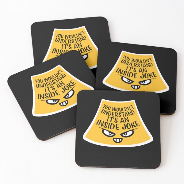 Item preview, Wouldn't Understand It's An Inside Joke Evil Face designed and sold by shirt-o-mat.