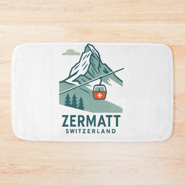 Item preview, Retro Ski Season Zermatt  designed and sold by JETSETPRIDE.