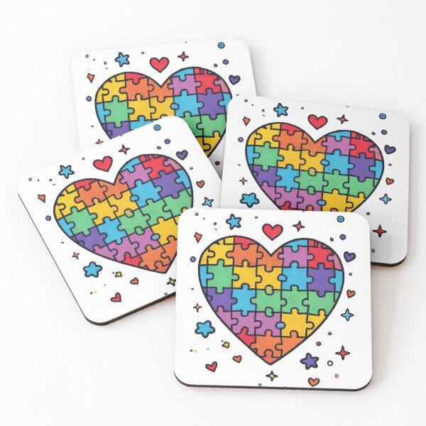 Item preview, Spectrum Heart: The Puzzle of Colors designed and sold by TicoTuftCR.