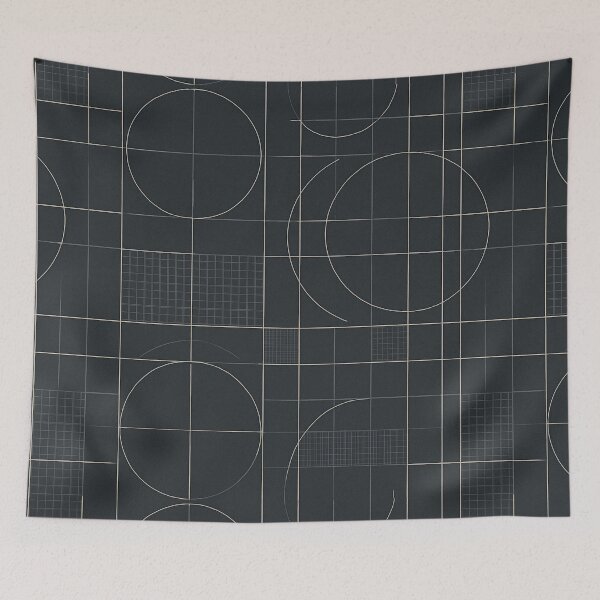 Item preview, Geometric Blueprint – Modern Bauhaus Lines designed and sold by Zenvo.