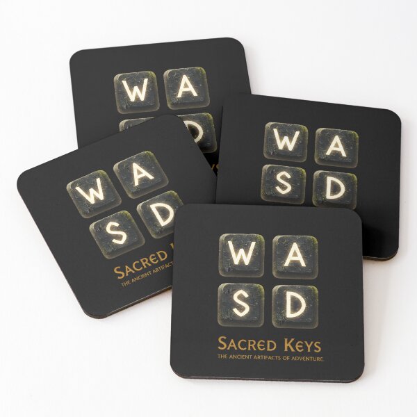 Item preview, Funny WASD Keys Gamer Quote designed and sold by Dakson Design - Fantasy Art.