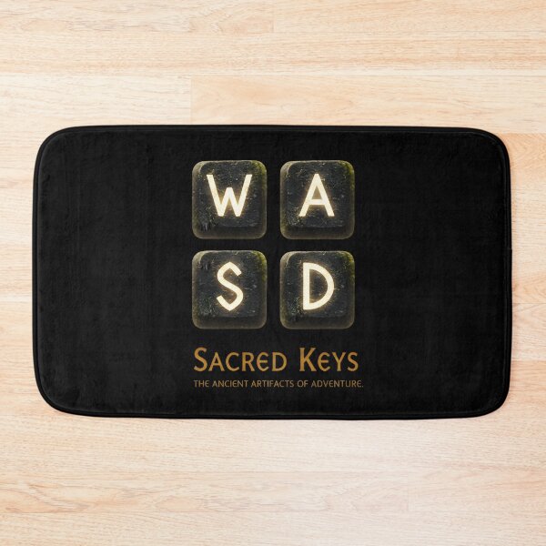 Item preview, Funny WASD Keys Gamer Quote designed and sold by Dakson Design - Fantasy Art.