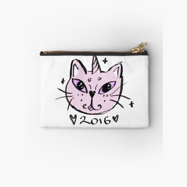 Item preview, Cute Pink Kitty Unicorn Loves 2016 Vibes designed and sold by grtlosr.