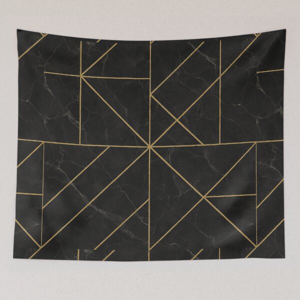 Item preview, Golden Veins – Marble Geometry designed and sold by Zenvo.