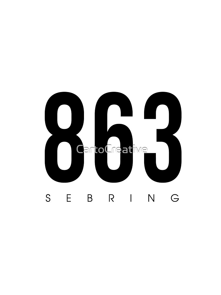 Sebring Fl 863 Area Code Design Baby One Piece By Cartocreative Redbubble