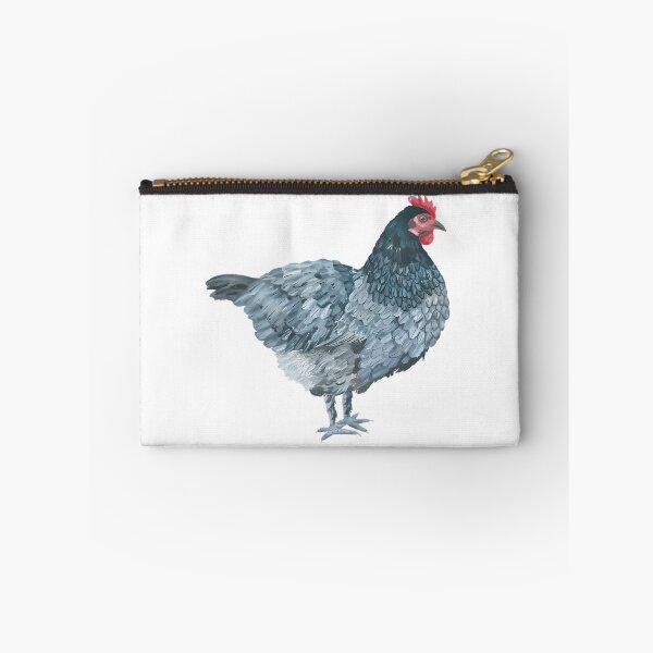 Item preview, Blue Feathered Hen designed and sold by MamaMakeCanvas.