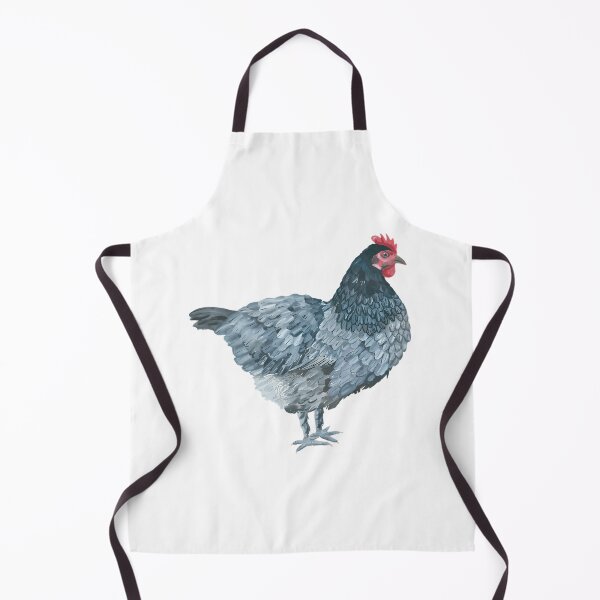 Item preview, Blue Feathered Hen designed and sold by MamaMakeCanvas.