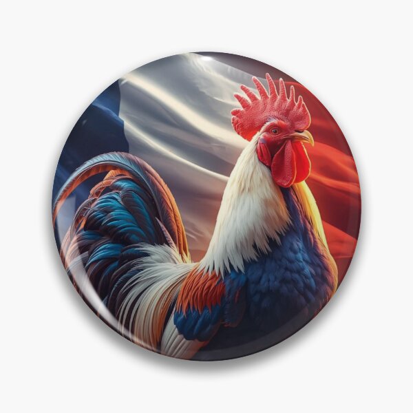 Item preview, France Champions du Monde – Fiery Gallic Rooster World Cup Art designed and sold by Mikhail Lovelace.