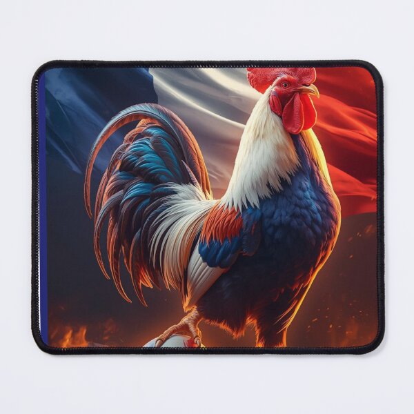 Item preview, France Champions du Monde – Fiery Gallic Rooster World Cup Art designed and sold by Mikhail Lovelace.