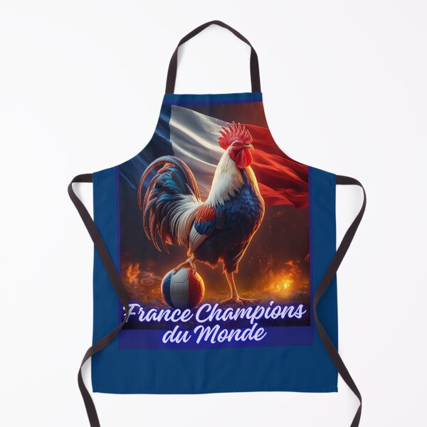 Item preview, France Champions du Monde – Fiery Gallic Rooster World Cup Art designed and sold by Mikhail Lovelace.