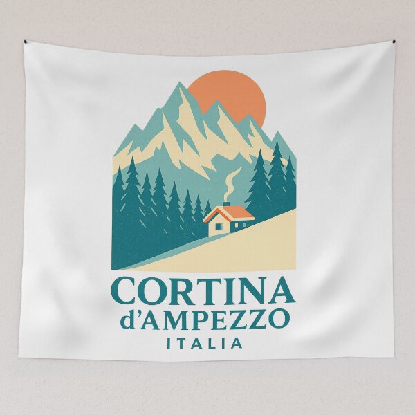 Item preview, Retro Ski Season Cortina designed and sold by JETSETPRIDE.