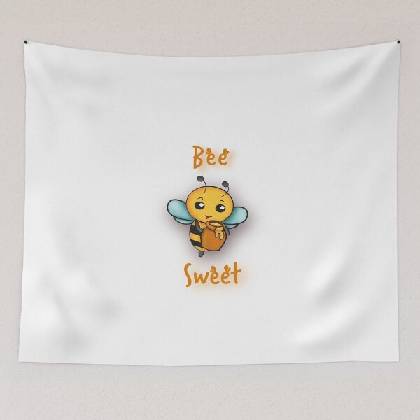 Item preview, Bee Sweet Cute Positive Bee Illustration designed and sold by Beescribblestu.
