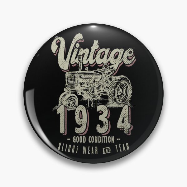 Item preview, Vintage Tractor Farmer Birthday Born In 1934 designed and sold by JRRTs.