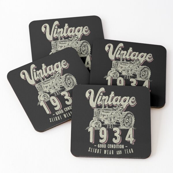 Item preview, Vintage Tractor Farmer Birthday Born In 1934 designed and sold by JRRTs.