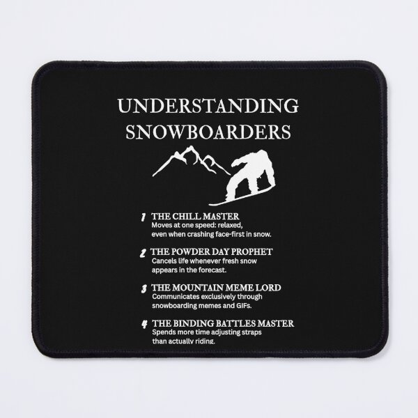 Item preview, Understanding Snowboarders – Sliding Sideways Since Forever – Black designed and sold by PsyFlow35.