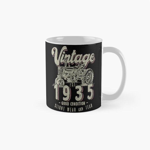 Item preview, Vintage Tractor Farmer Birthday Born In 1935 designed and sold by JRRTs.
