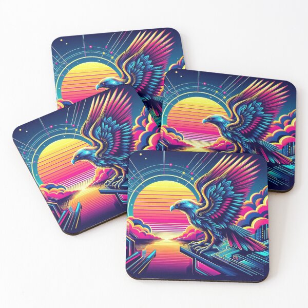 Item preview, Neon Cyber Eagle designed and sold by Dogandesighn.