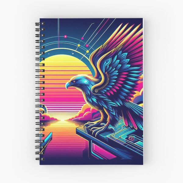 Item preview, Neon Cyber Eagle designed and sold by Dogandesighn.