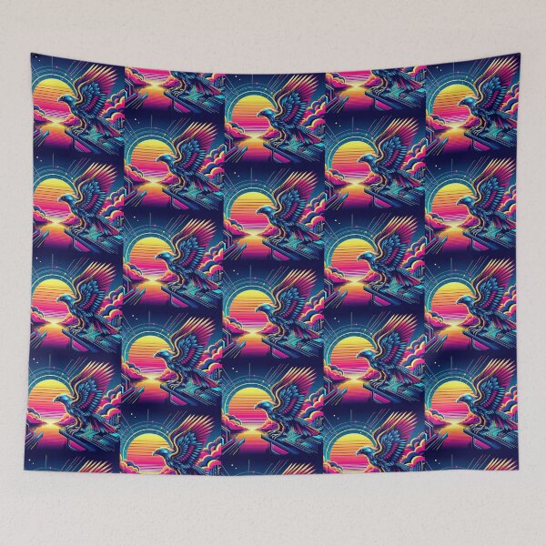 Item preview, Neon Cyber Eagle designed and sold by Dogandesighn.