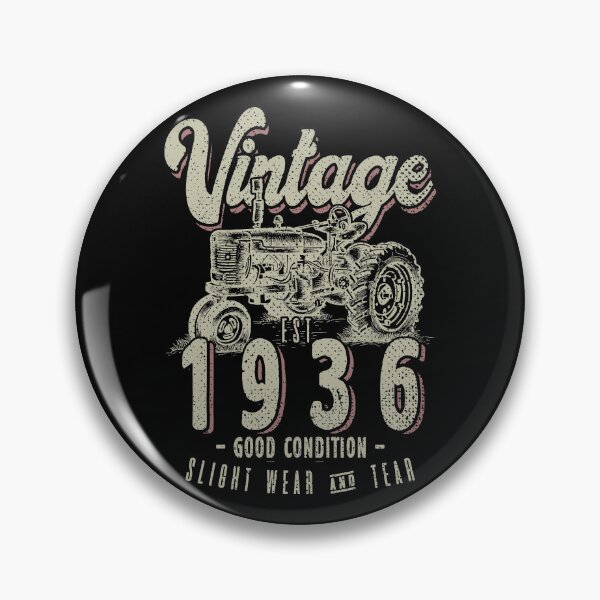 Item preview, Vintage Tractor Farmer Birthday Born In 1936 designed and sold by JRRTs.