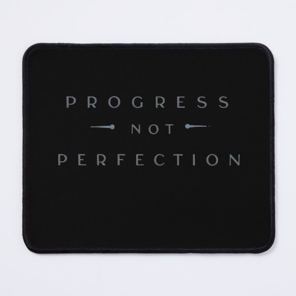 Item preview, Progress Not Perfection – Motivational Quote for Growth and Mindset designed and sold by CuteOasis.