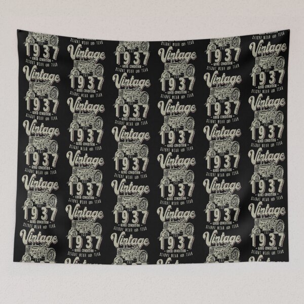 Item preview, Vintage Tractor Farmer Birthday Born In 1937 designed and sold by JRRTs.