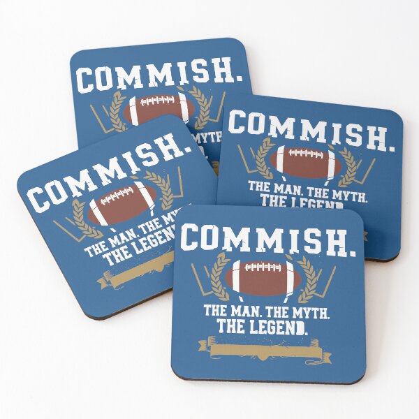 Item preview, Commish Football Shirt – The Man The Myth The Legend | Funny Commissioner Gift for Fantasy League Fans designed and sold by Corgi & co Shop.