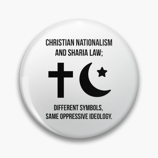 Item preview, Christian nationalism and sharia law  designed and sold by Rachel the Artist .