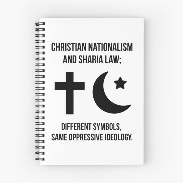 Item preview, Christian nationalism and sharia law  designed and sold by Rachel the Artist .