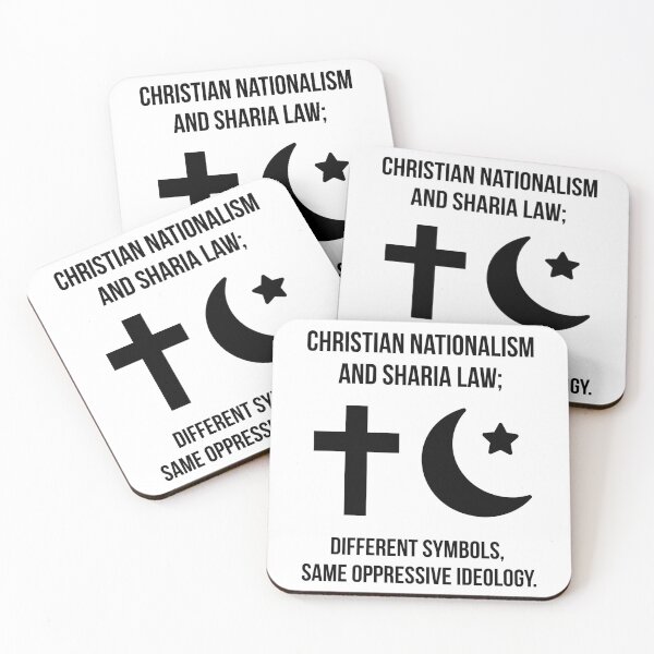 Item preview, Christian nationalism and sharia law  designed and sold by Rachel the Artist .