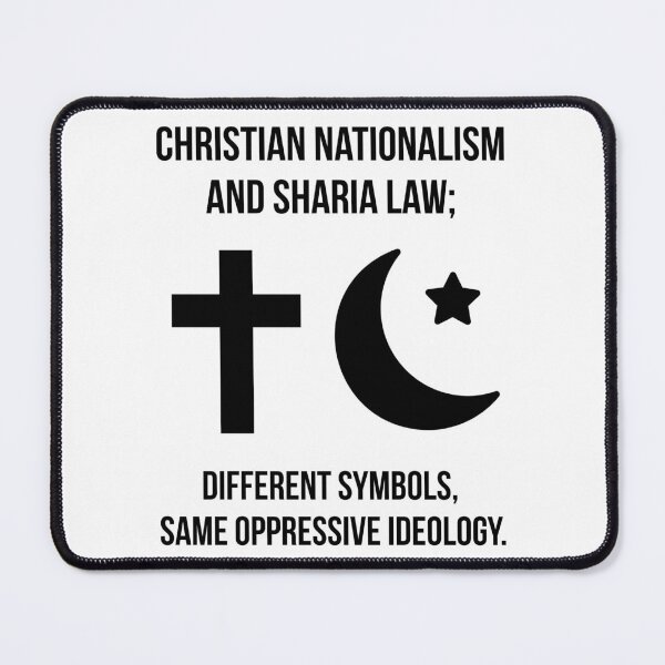 Item preview, Christian nationalism and sharia law designed and sold by Rachel the Artist .
