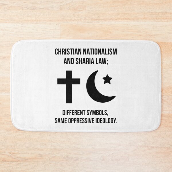 Item preview, Christian nationalism and sharia law  designed and sold by Rachel the Artist .