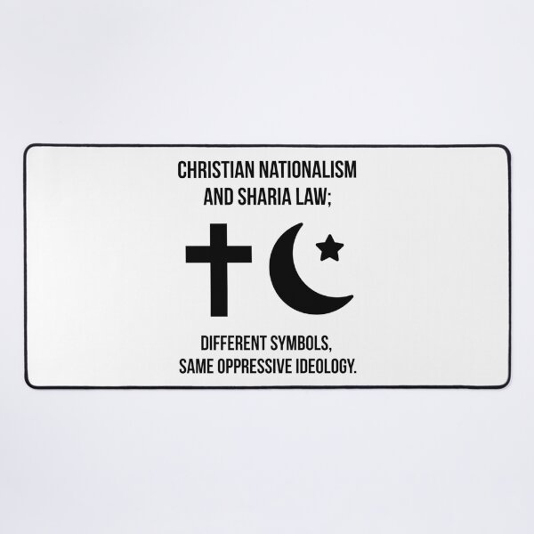 Item preview, Christian nationalism and sharia law  designed and sold by Rachel the Artist .