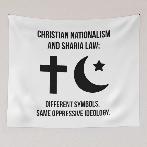 Item preview, Christian nationalism and sharia law  designed and sold by Rachel the Artist .