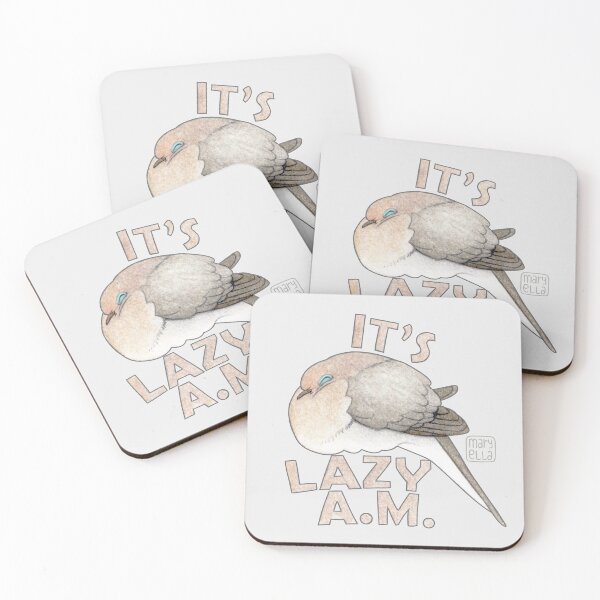 Item preview, It's lazy A.M. designed and sold by MaryellaArt.