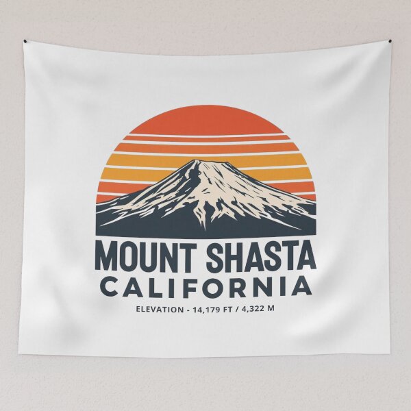 Item preview, Mount Shasta - California  designed and sold by GoodOldVintage.
