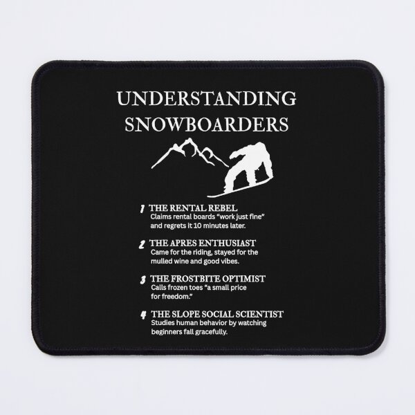 Item preview, Understanding Snowboarders – Gravity Is Optional, Style Is Mandatory – Black designed and sold by PsyFlow35.